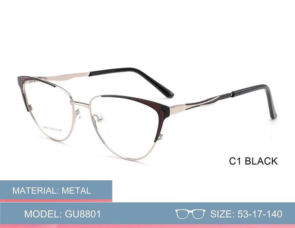 [GU8801C1] Montura metalica de dama GU8801 (C1)