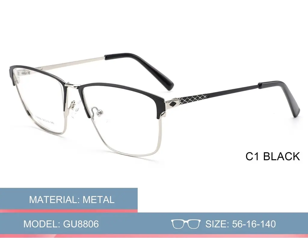 [GU8806C1] Montura metalica de dama GU8806 (C1)