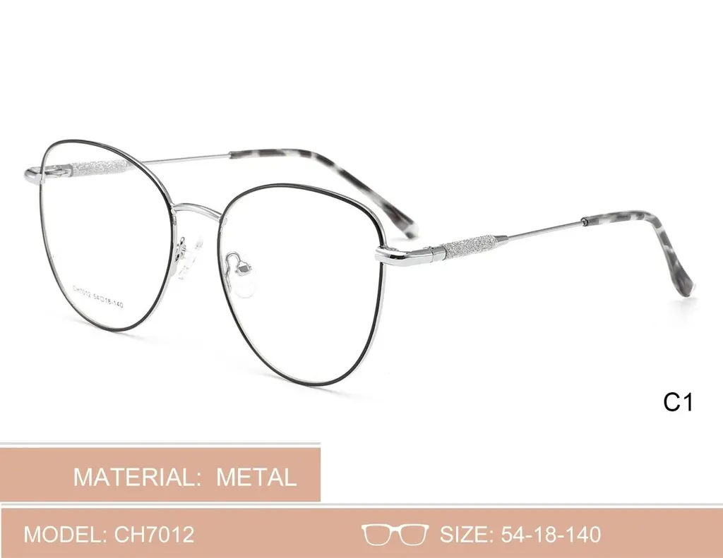 [CH7012C1] Montura Para Dama Metalica CH7012 (C1)