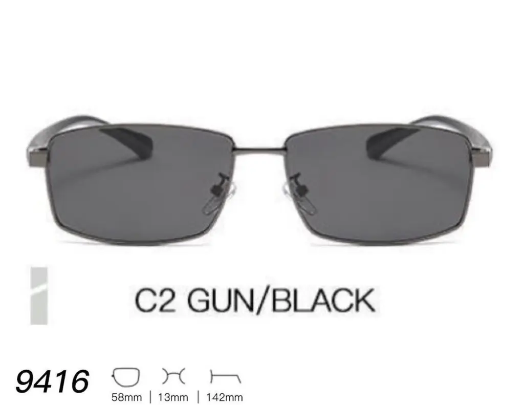 Montura metalica de sol 9416