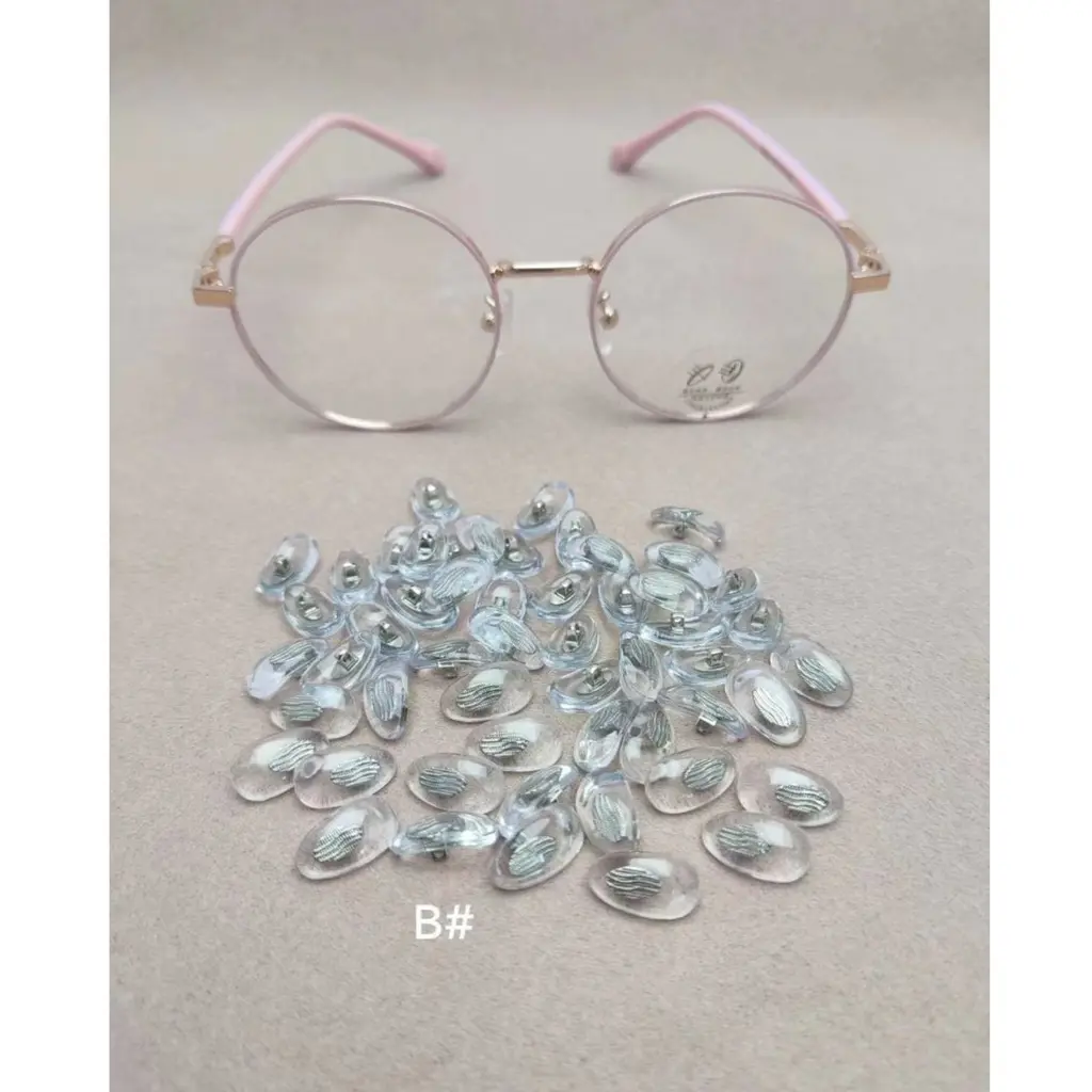 Plaqueta Para Monturas B# PLATEADA (10PARES)