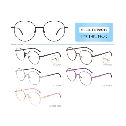 [DT99019C1C2C3C4C5] Montura para dama metalica DT99019