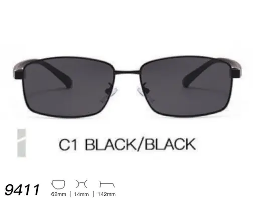 Montura metalica de sol 9411