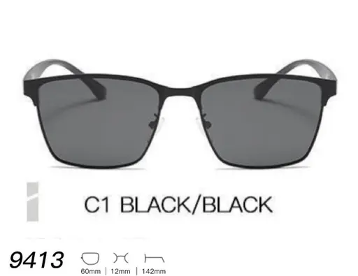 Montura metalica de sol 9413